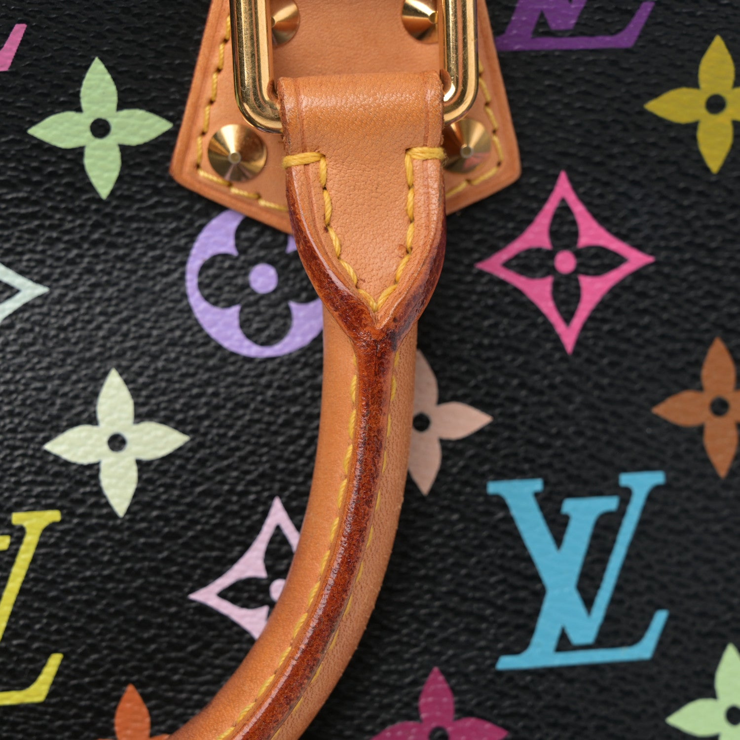 Louis Vuitton Monogram Multicolor Trouville Black 10 of 12