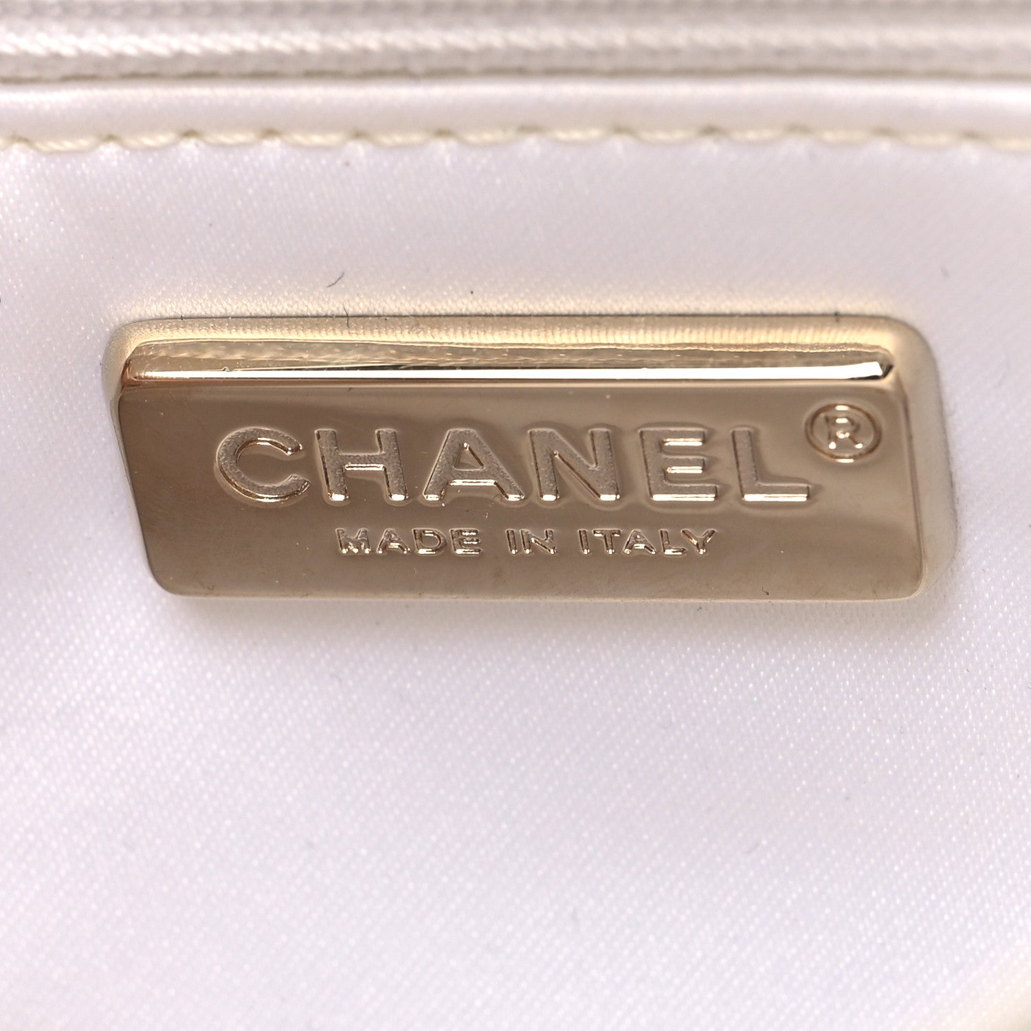 Chanel Sequin Mini Rectangular Flap White 6 of 11