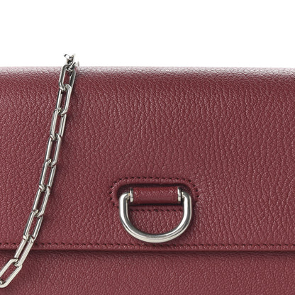 Burberry Hayes Goatskin D-Ring Mini Bag Crimson 9 of 9