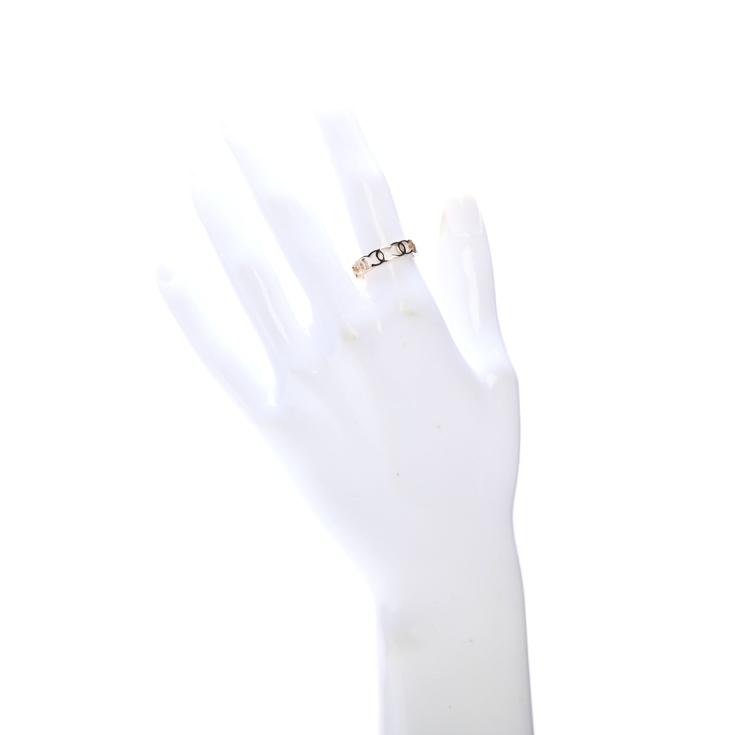 Chanel Metal CC Ring 52 Gold 2 of 6