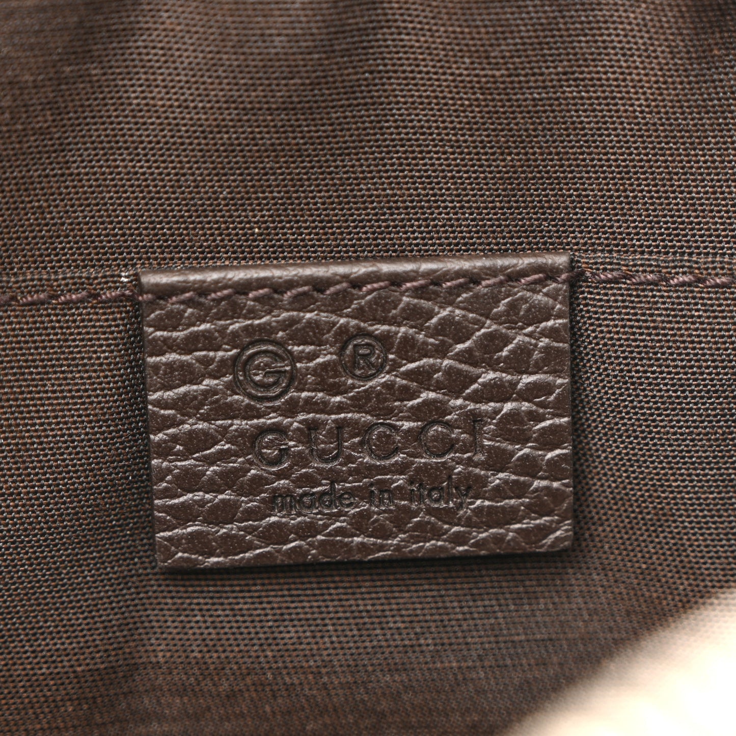 Monogram Belt Bag Dark Brown