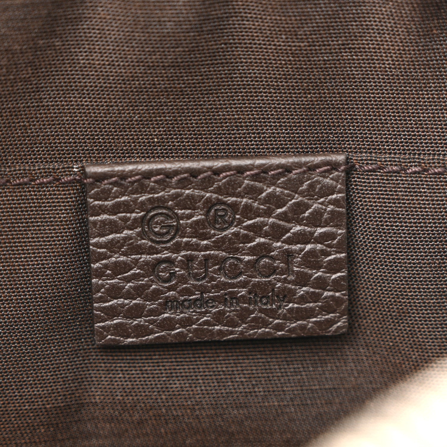 Gucci Monogram Belt Bag Dark Brown 6 of 12
