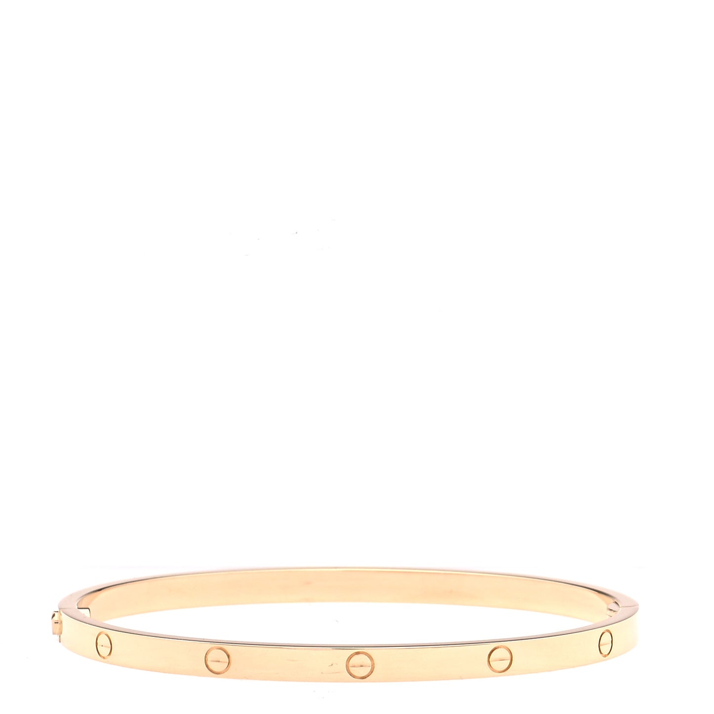 18K Yellow Gold Small LOVE Bracelet 17