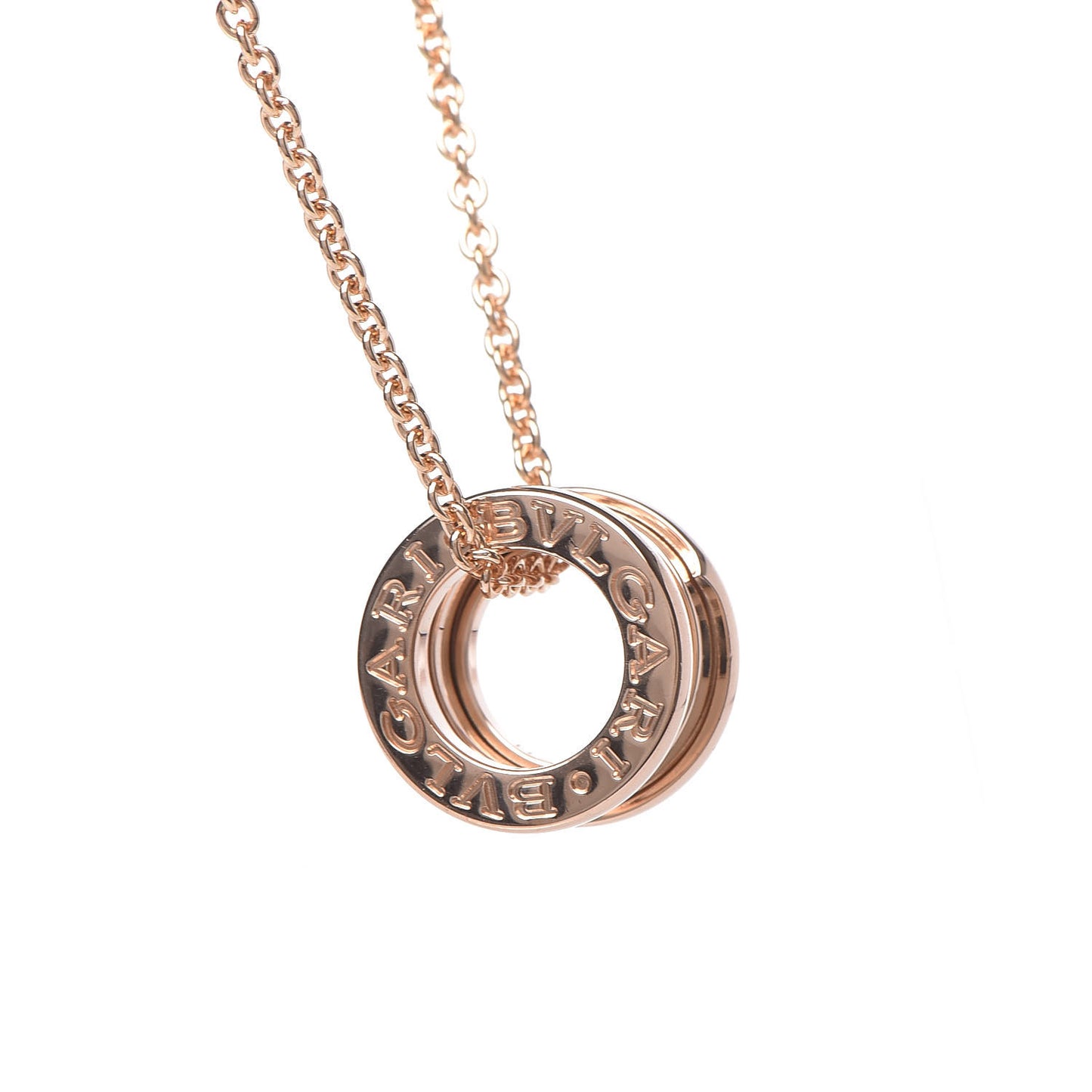 18K Rose Gold B.Zero1 Pendant Necklace
