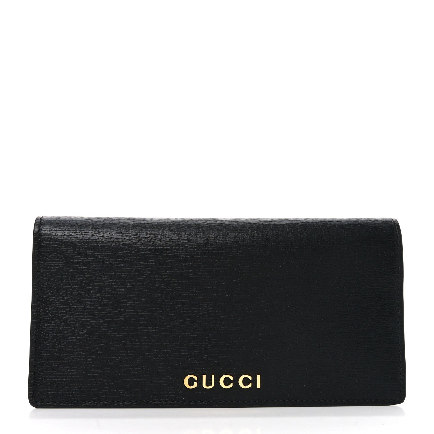 Gucci New Shanghai Calfskin Continental Wallet Black 1 of 7