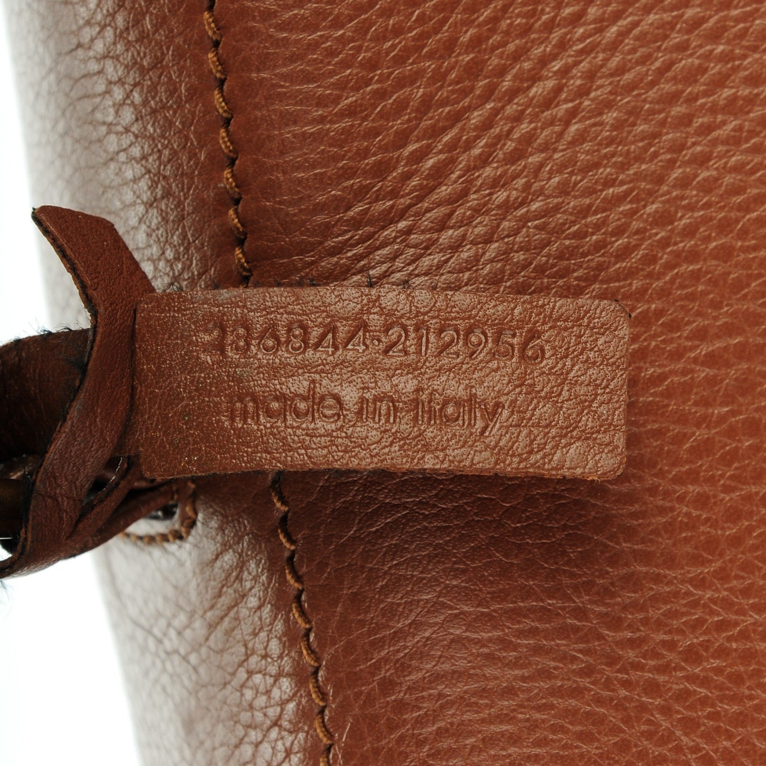 Saint Laurent Calfskin Canvas Small Muse Two Cognac 7 of 8