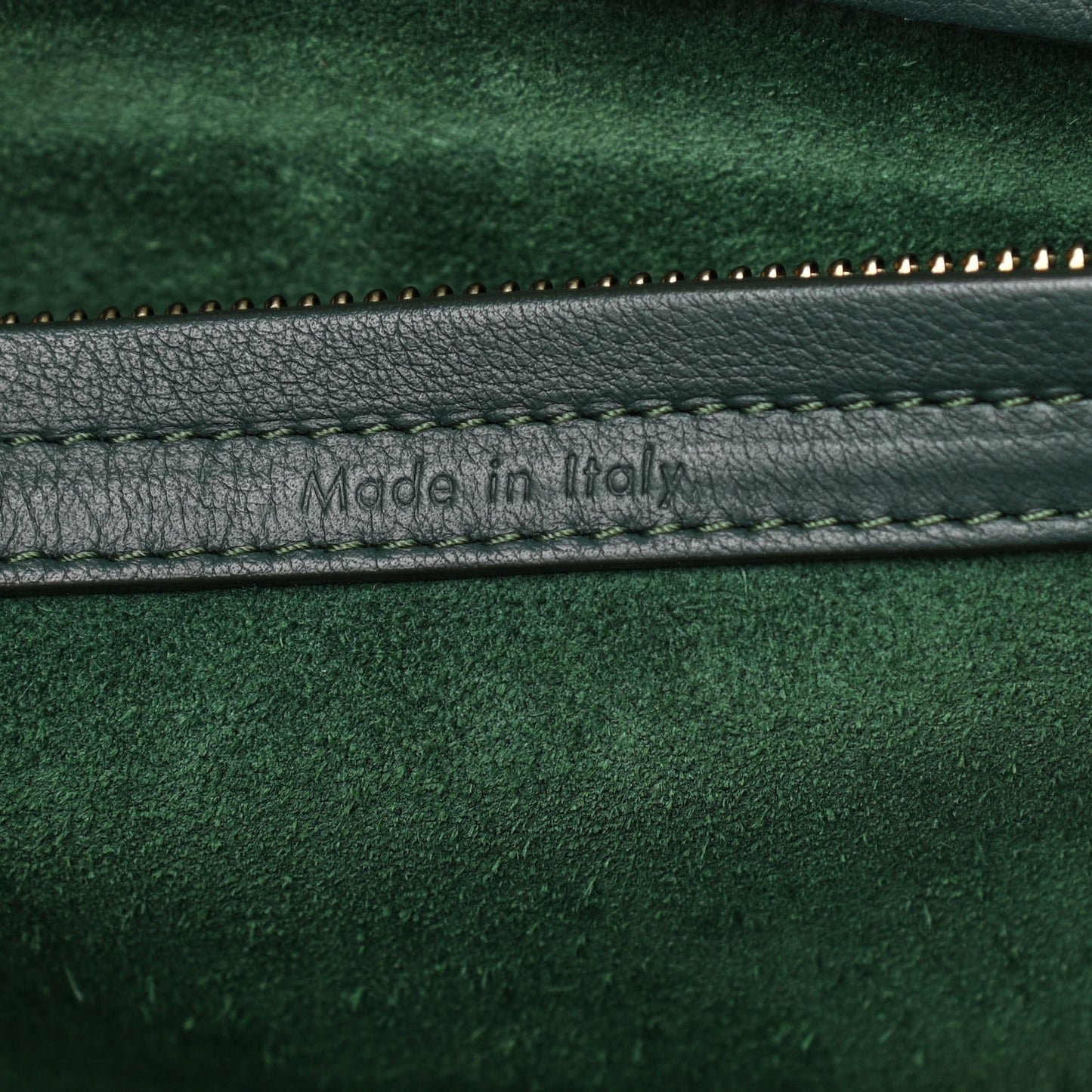 Smooth Calfskin Medium Phantom Luggage Bottle Green