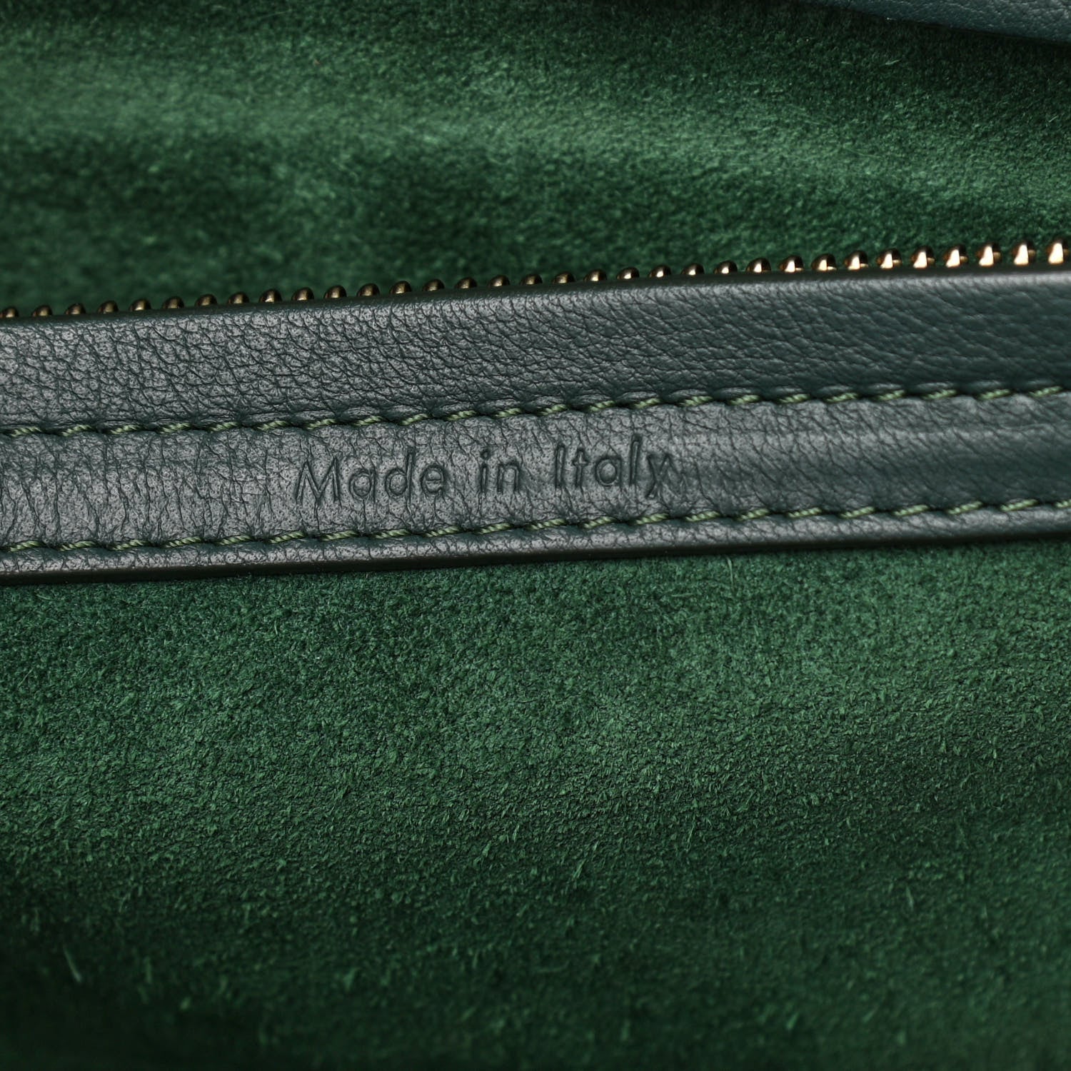 Celine Smooth Calfskin Medium Phantom Luggage Bottle Green 7 of 10