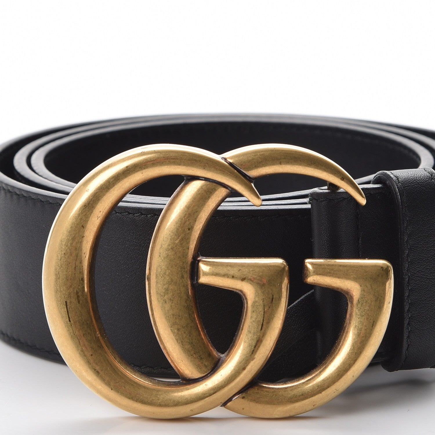 Gucci Calfskin Double G 40mm Belt 85 34 Black 6 of 8