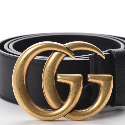 Gucci Calfskin Double G 40mm Belt 85 34 Black 6 of 8