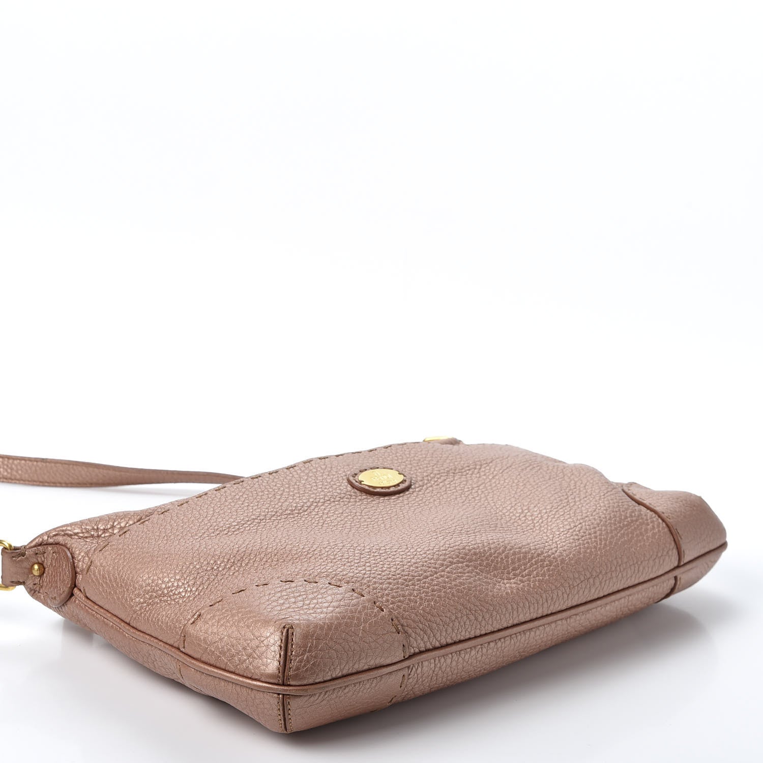 Fendi Cuoio Romano Selleria Crossbody Bois de Rose 4 of 11