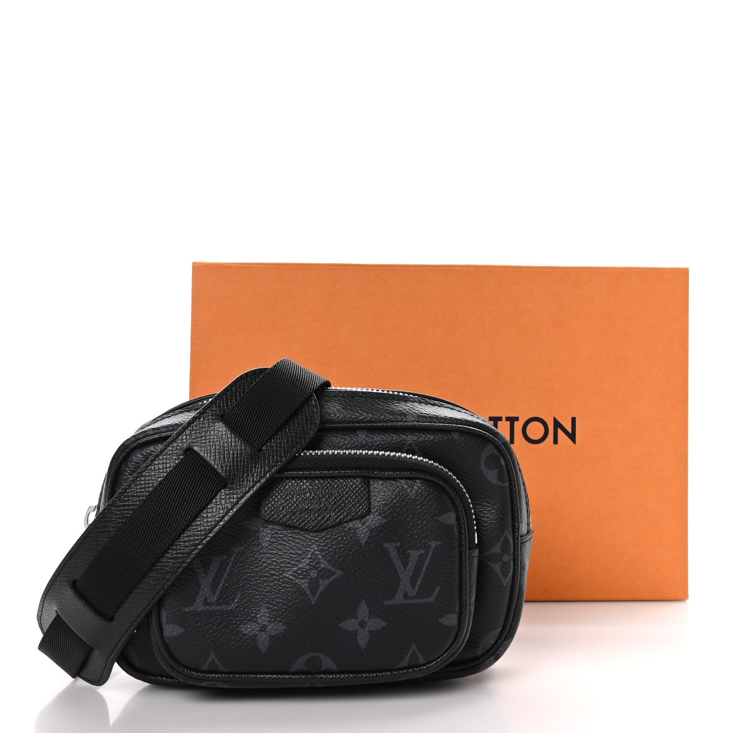 Louis Vuitton Monogram Eclipse Taigarama Outdoor Pouch Black 9 of 9