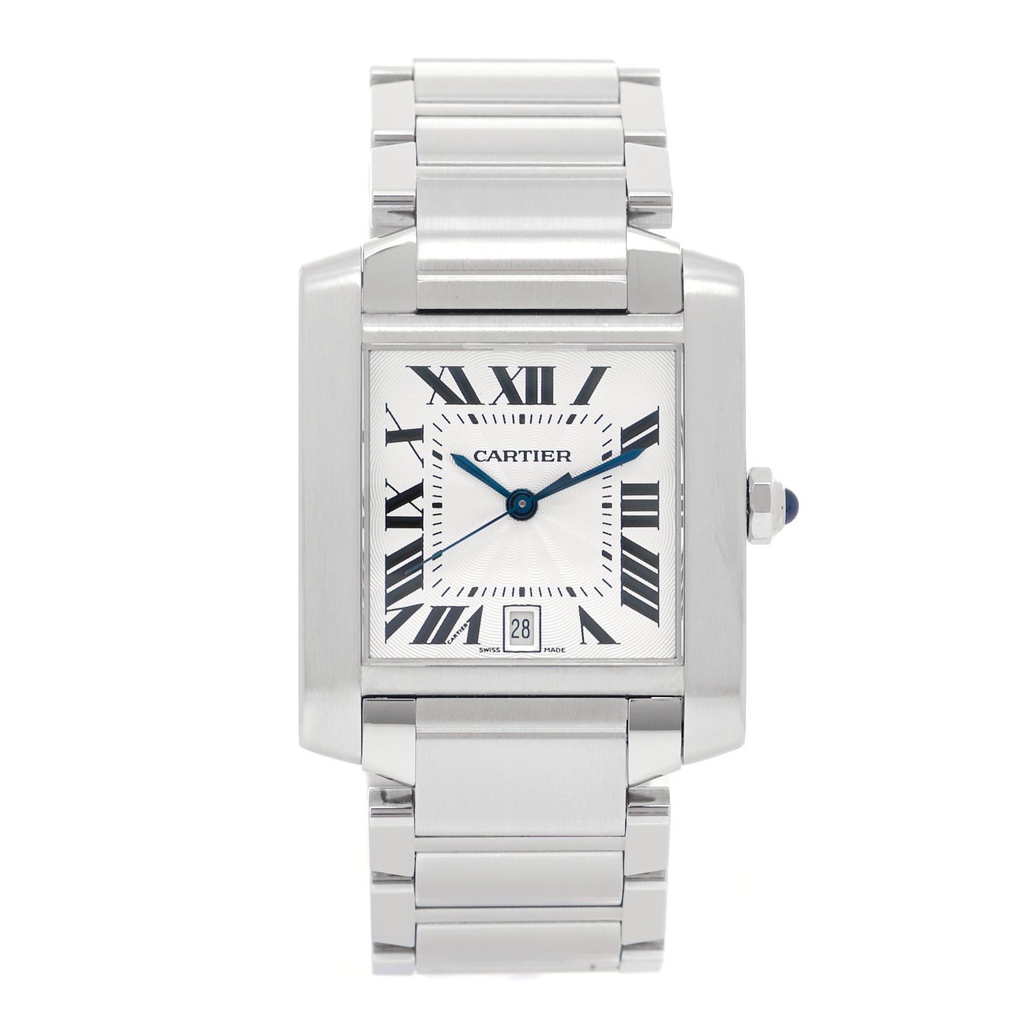 Stainless Steel 28mm Tank Francaise Automatic Watch