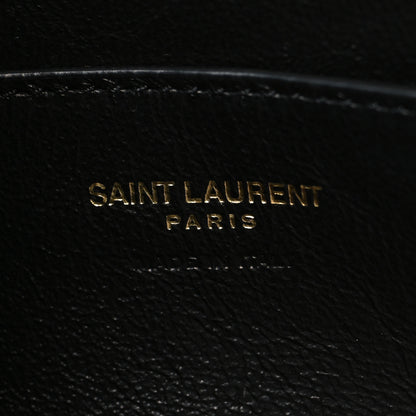 Saint Laurent Grained Lambskin Small Cassandre Chain Pouch Light Musk 6 of 10