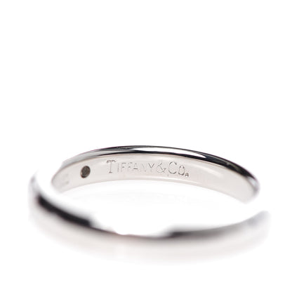 Tiffany Platinum Diamond Elsa Peretti Band Ring 47 4 6 of 7