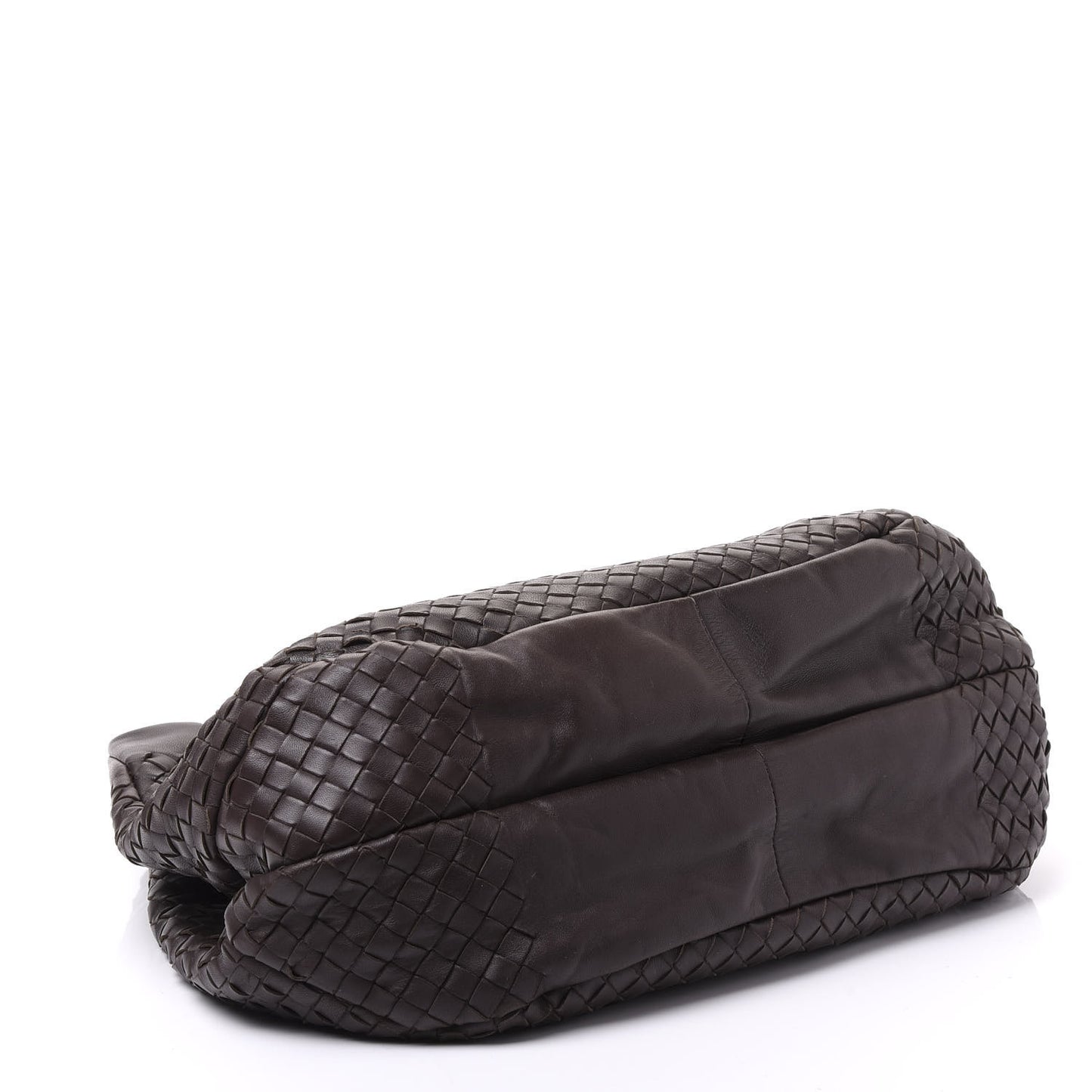 Nappa Intrecciato Medium Campana Ebano