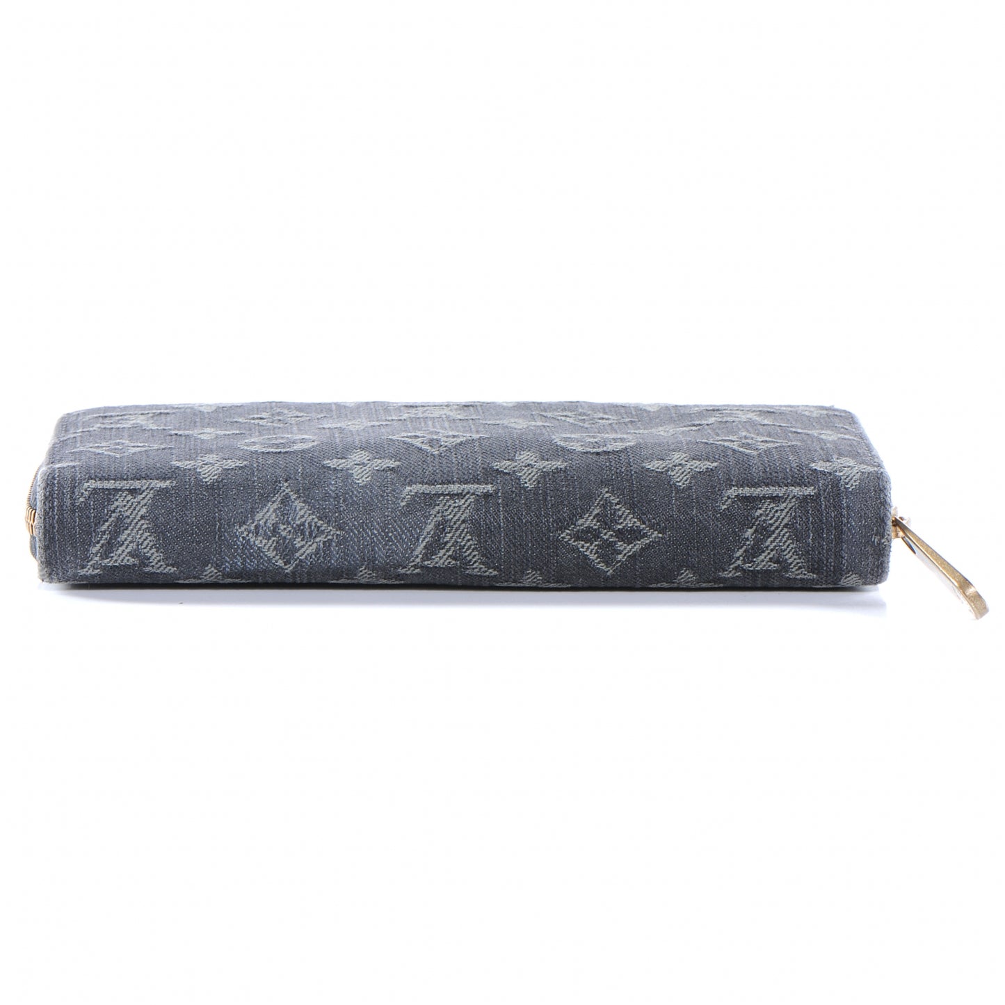 Denim Zippy Wallet Black