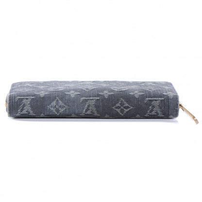 Louis Vuitton Denim Zippy Wallet Black 8 of 11