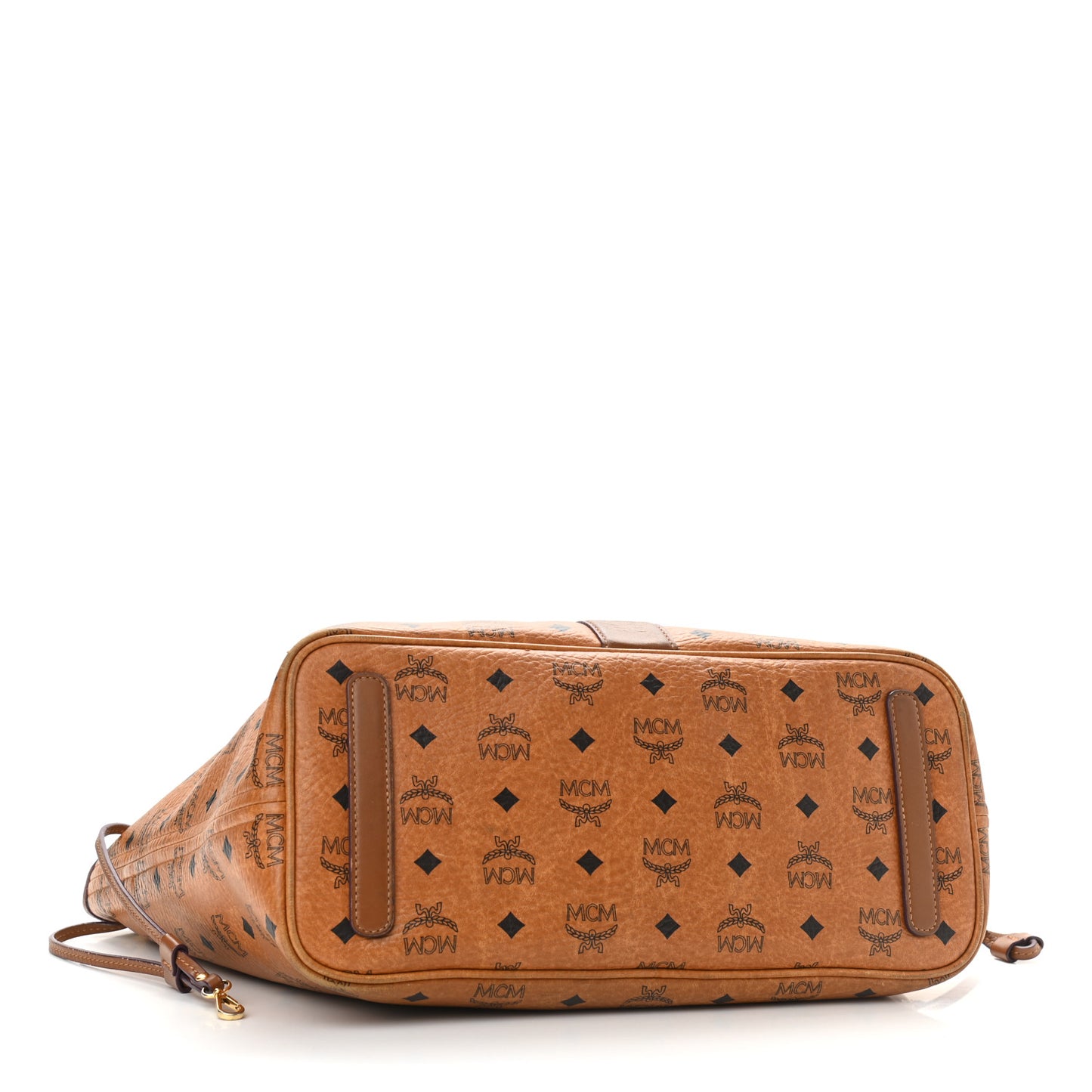 Visetos Medium Liz Reversible Shopper Tote Cognac