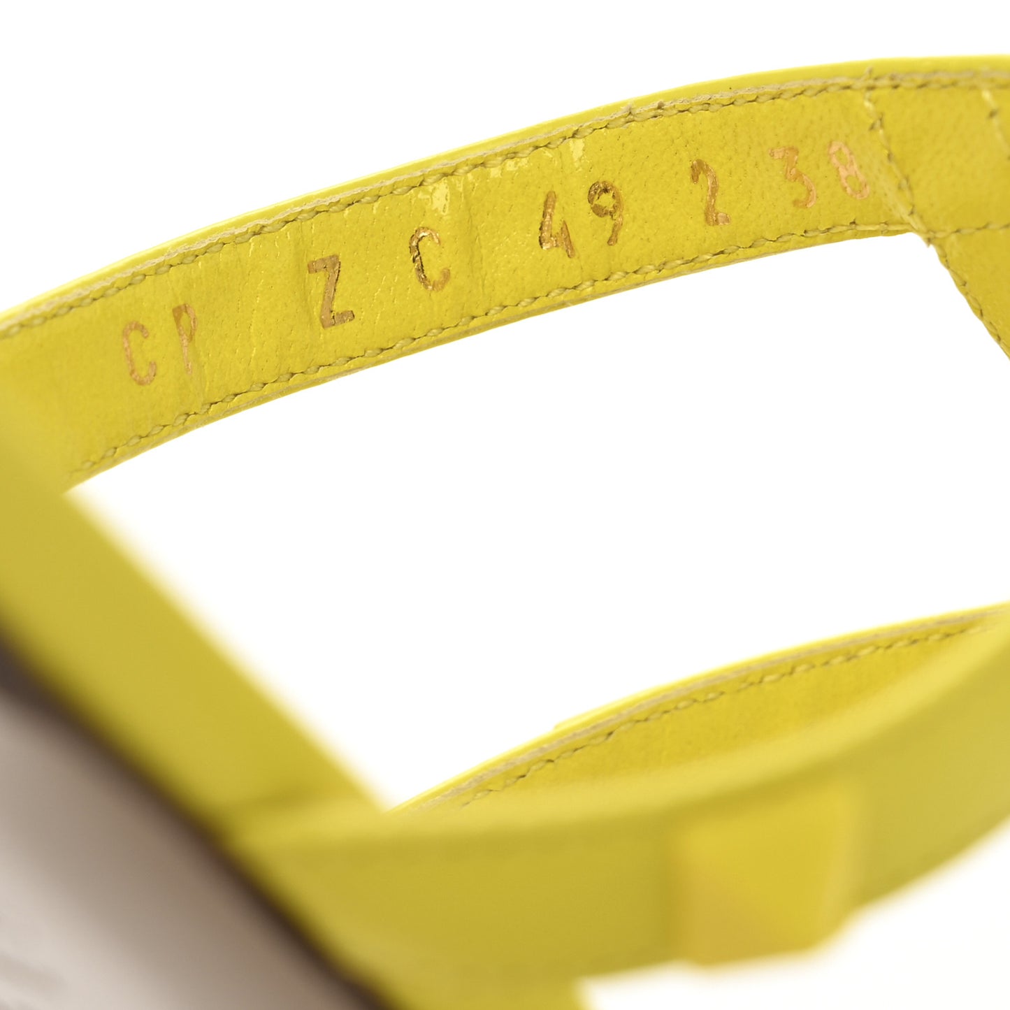 Nappa Rockstud Caged Flat Slide Sandals 38 Shocking Yellow