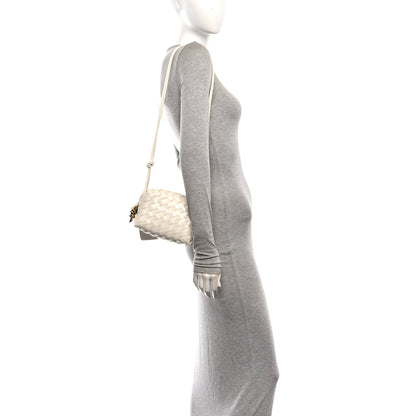 Bottega Veneta Polished Nappa Intrecciato Metal Knots Mini Loop Camera Bag Bone 2 of 9