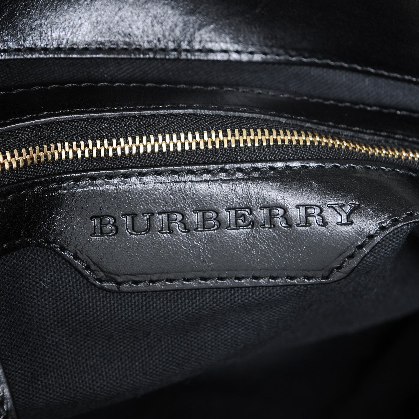 House Check Bridle Calfskin Medium Gosford Hobo Black