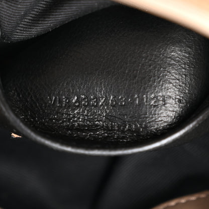 Saint Laurent Suede Calfskin Small Grace Fringed Hobo Bag Dusty Grey 7 of 10