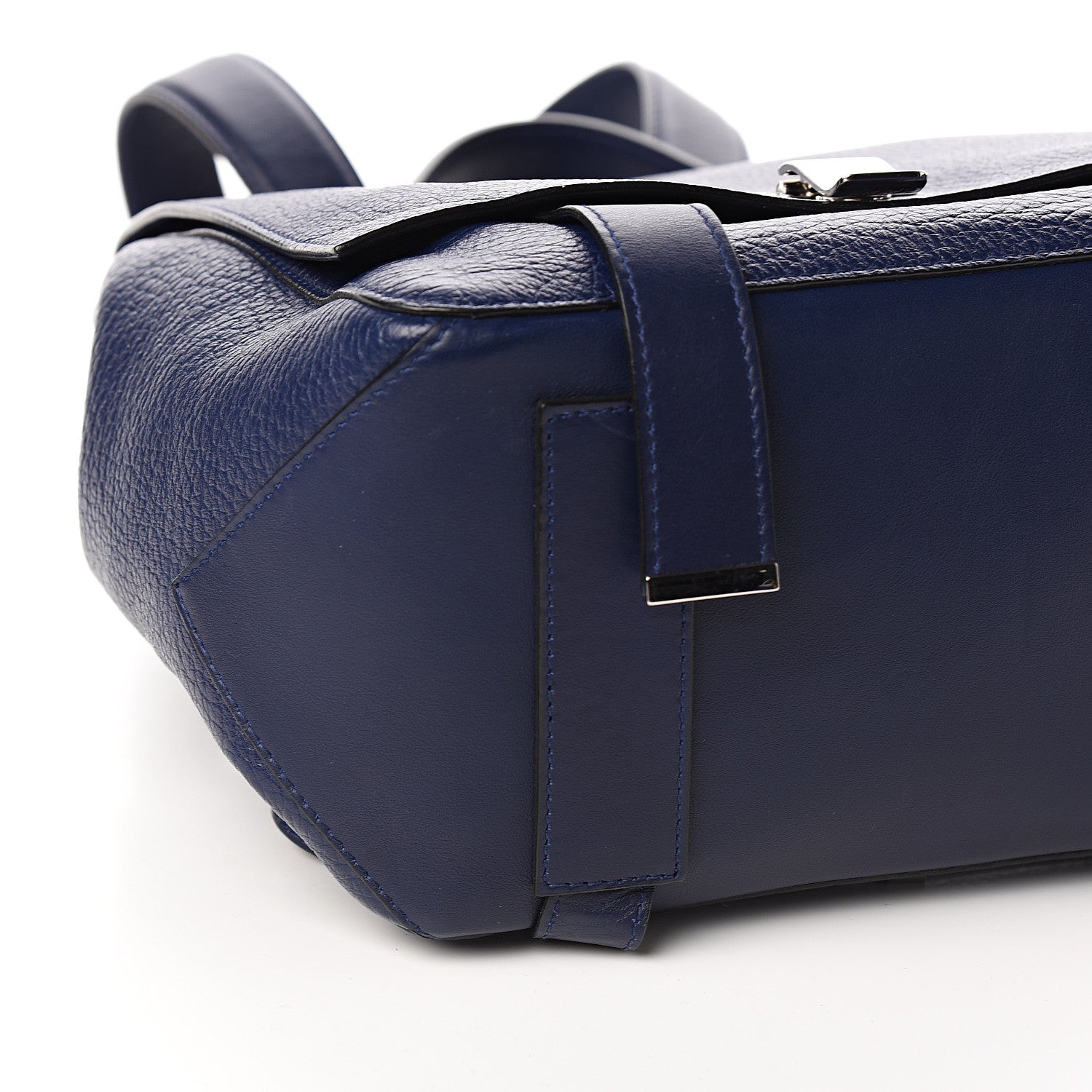 Proenza Schouler Pebbled Calfskin PS Courier Backpack New Navy 8 of 10
