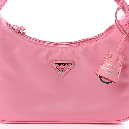 Prada Tessuto Nylon Mini Re-Edition 2000 Bag Begonia 6 of 8