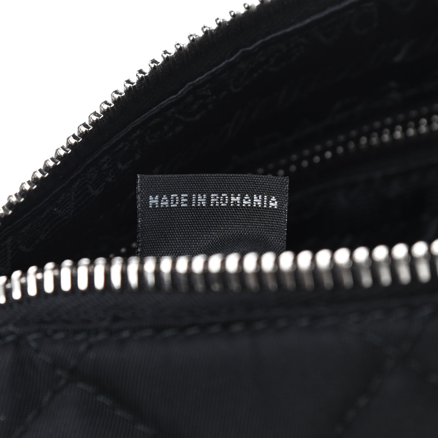 Prada Nylon Tessuto Impuntu Quilted Crossbody Bag Black 8 of 8