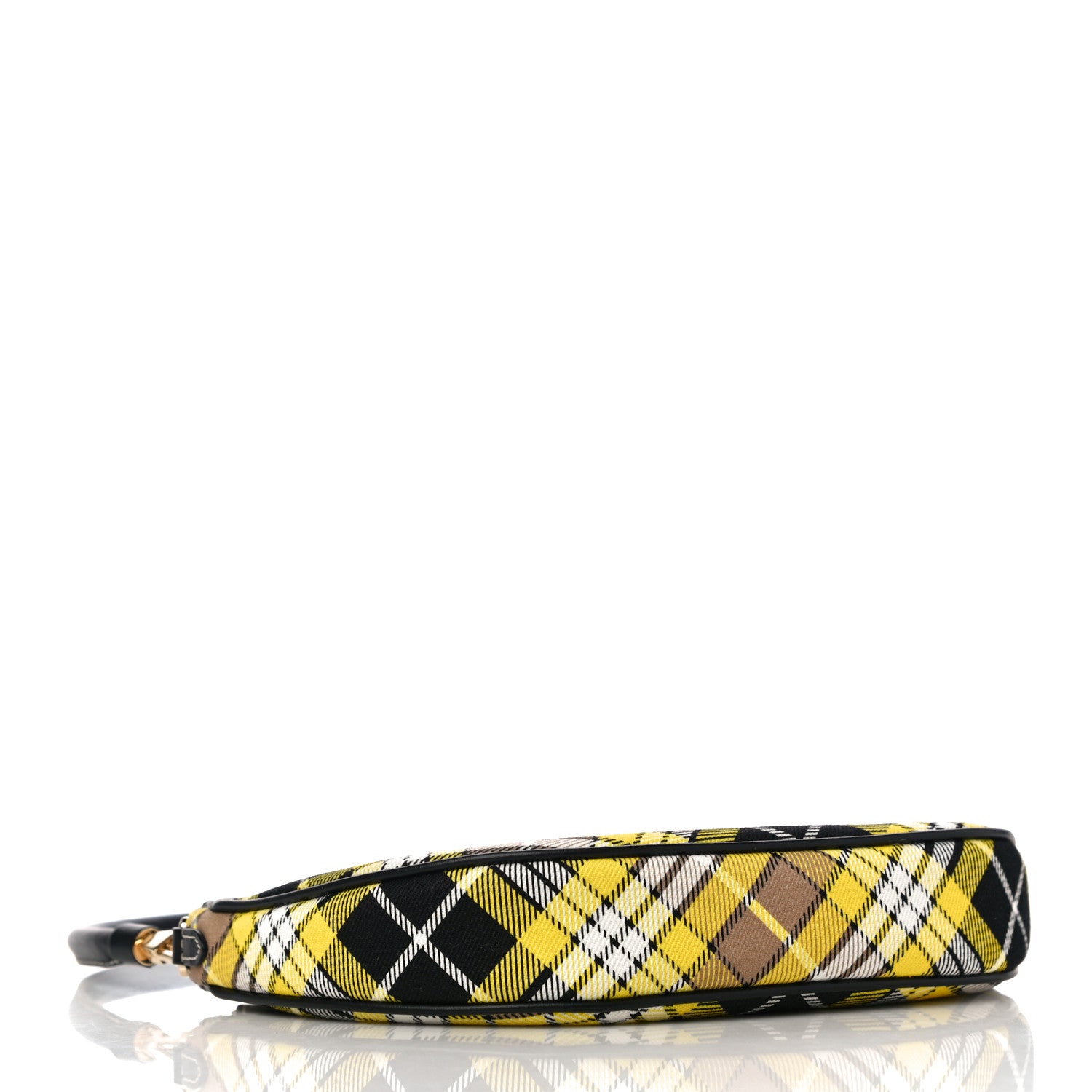 Burberry Olympia Mini Tartan Pouch Yellow 4 of 9
