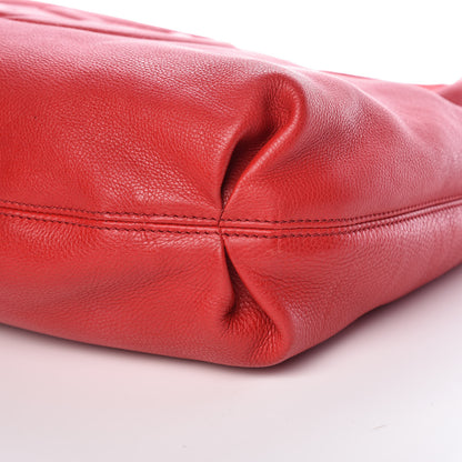 Gucci Pebbled Calfskin Large Soho Hobo Red 9 of 11