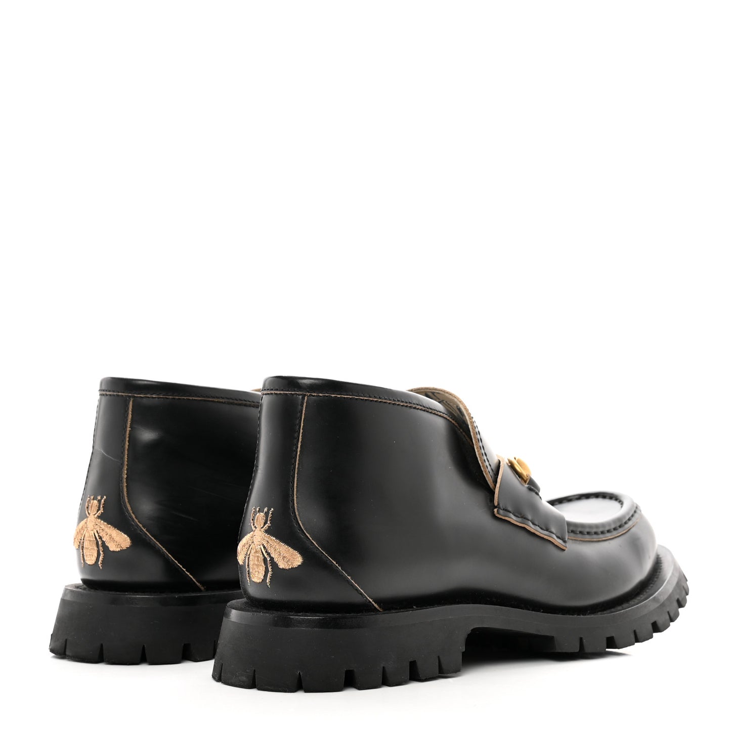 Cordovan Lux Mens Harald Horsebit Ankle Boots 7.5 Black