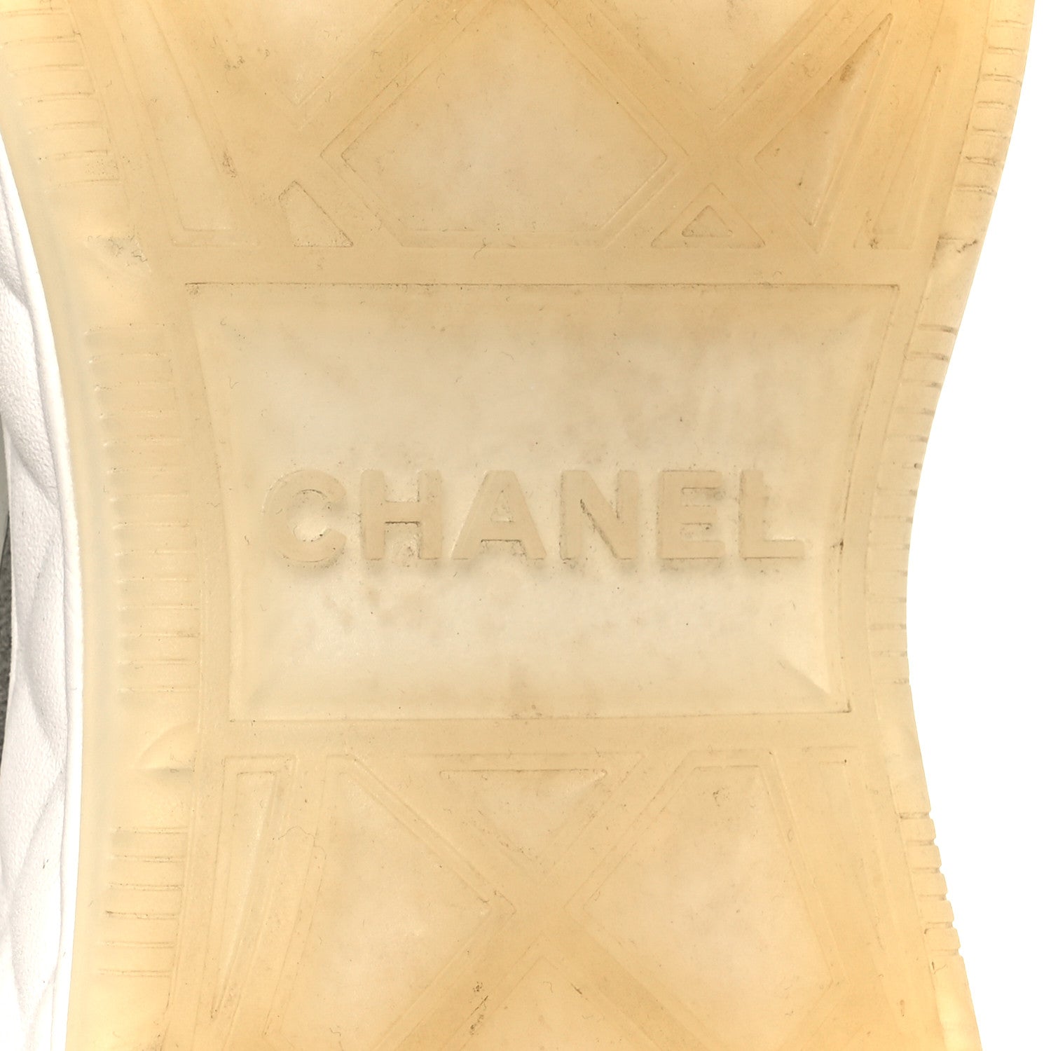 Chanel Fabric Suede Womens CC Sneakers 39 Grey 7 of 11