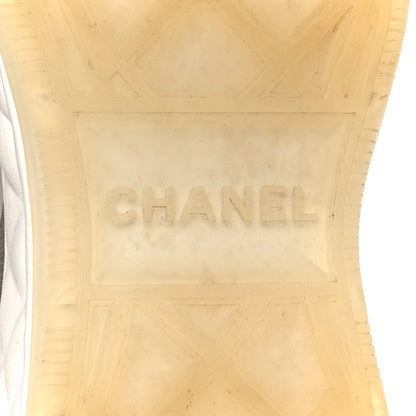Chanel Fabric Suede Womens CC Sneakers 39 Grey 7 of 11