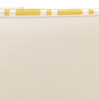 Balenciaga Canvas S Navy Cabas Yellow 10 of 14