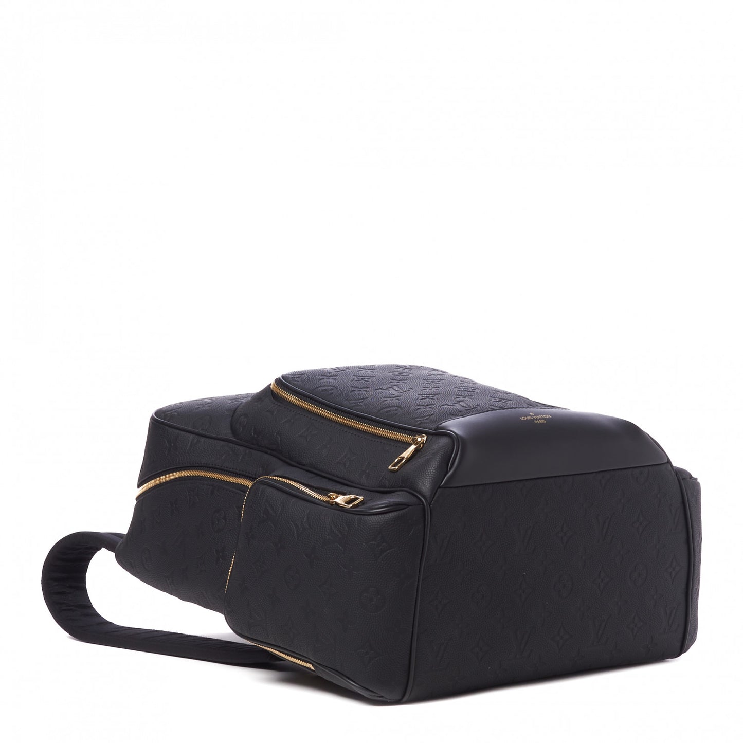 X NBA Grained Calfskin Monogram Basketball Backpack Black