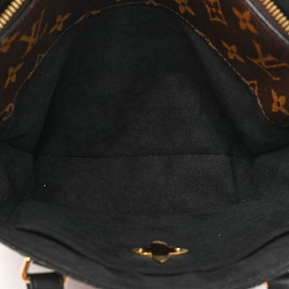 Louis Vuitton Monogram Flower Zipped Tote PM Black 7 of 11