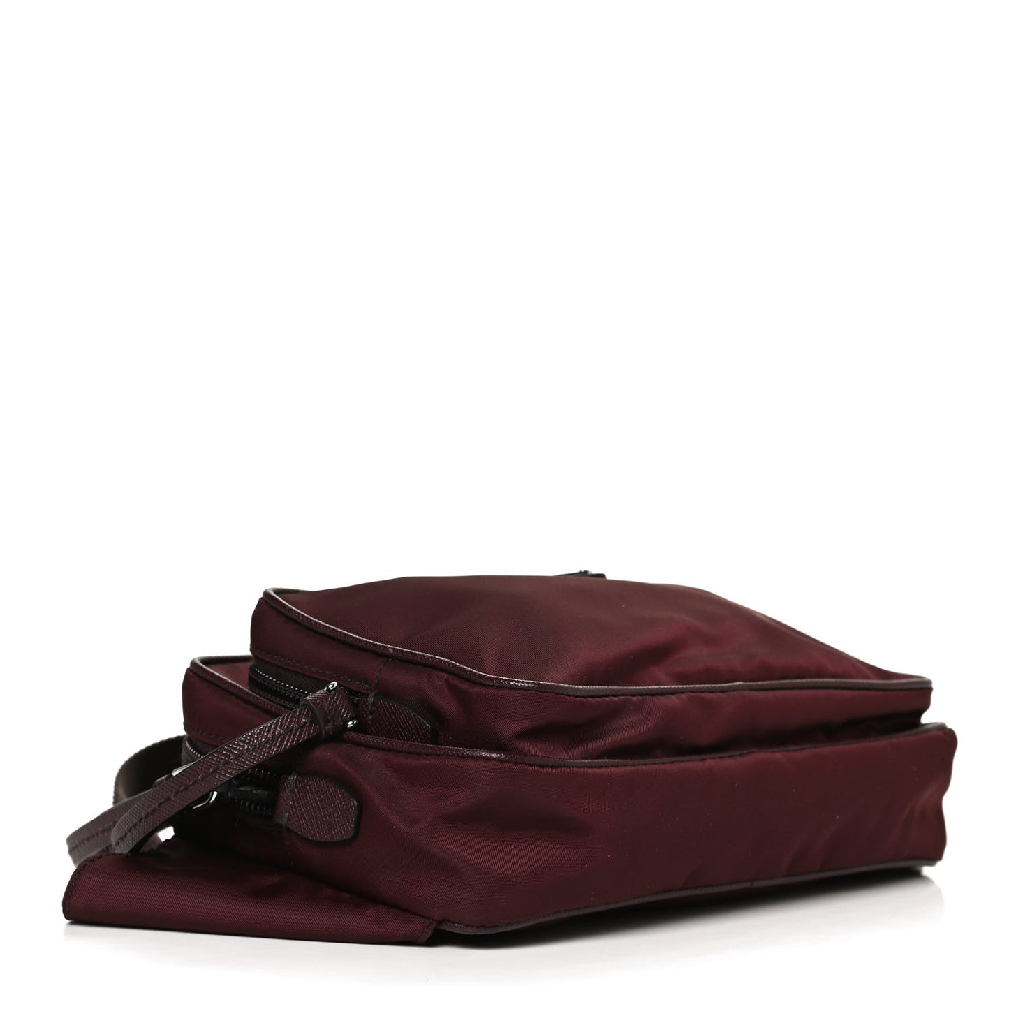 Re-Nylon Saffiano Belt Bag Z Bordeaux