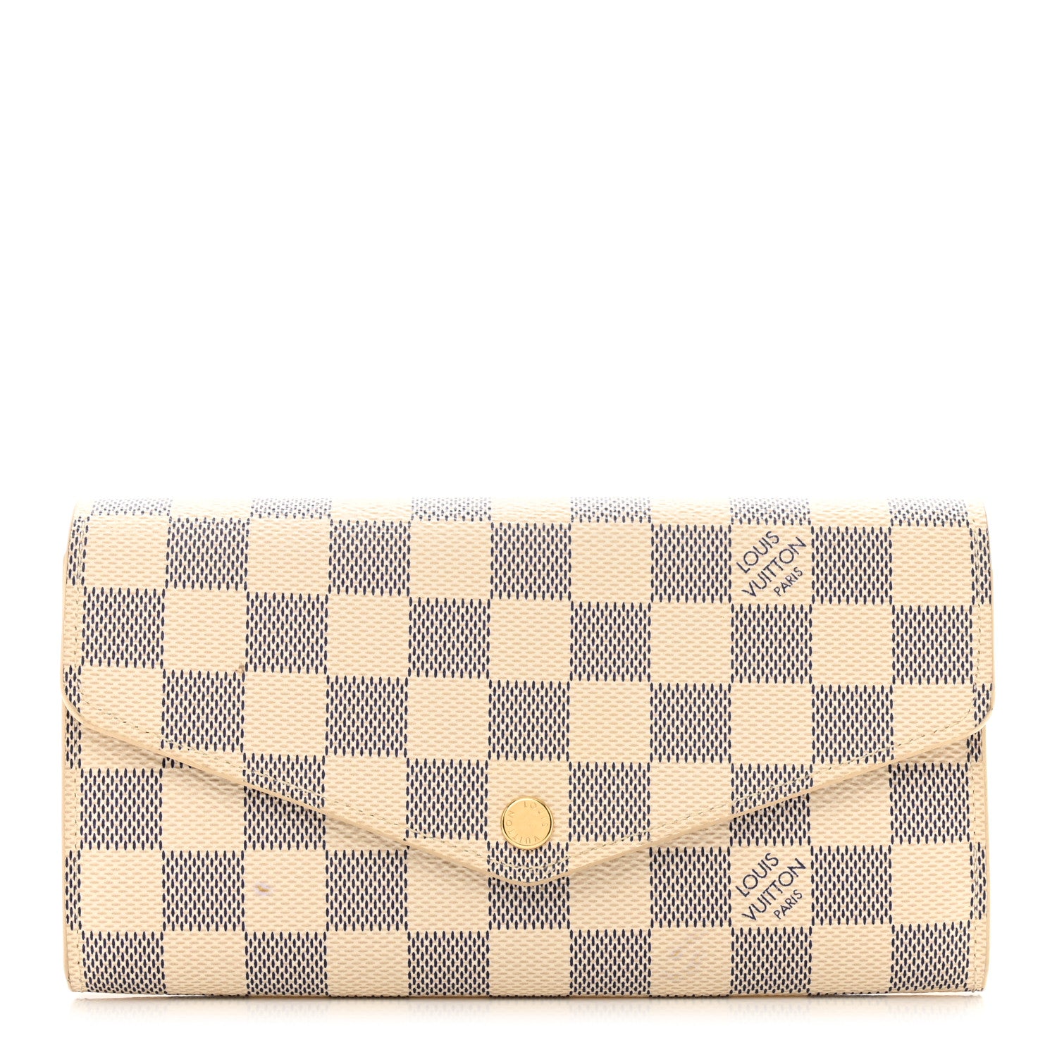 Louis Vuitton Damier Azur Sarah Wallet NM 1 of 8