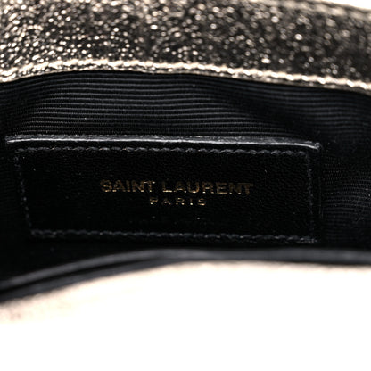 Saint Laurent Metallic Nappa Matelasse Chevron Classic Monogram Baby Chain Bag 7 of 12