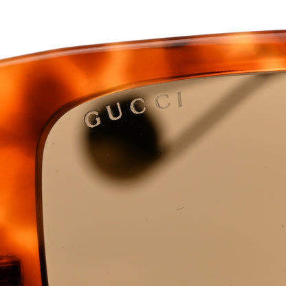 Gucci Acetate Oversize Square Frame GG0435S Sunglasses Havana 7 of 8
