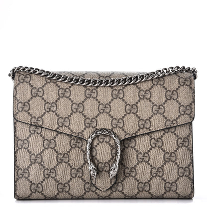 Gucci GG Supreme Monogram Mini Dionysus Chain Wallet Beige Black 1 of 10