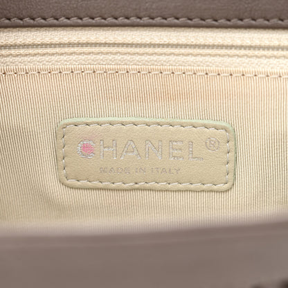 Chanel Washed Lambskin Quilted Mini Chain Around Flap Taupe 6 of 12