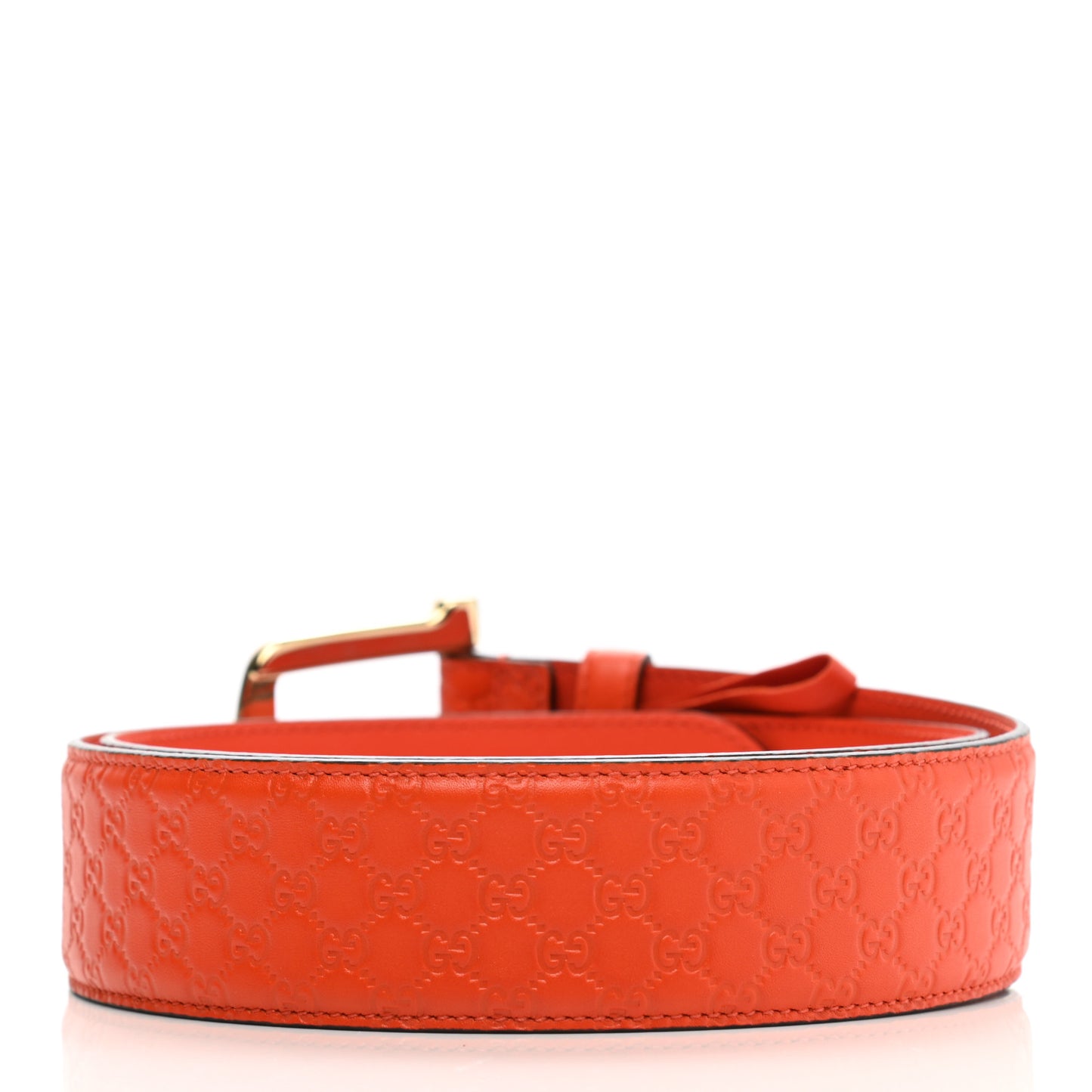 Soft Microguccissima 40mm Belt 90 36 Sun Orange