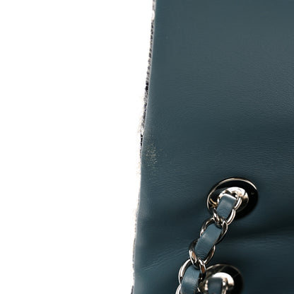 Chanel Sequin Large Waterfall Flap Light Blue 11 of 11
