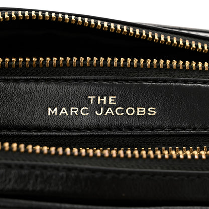 Marc Jacobs Natural Grain Calfskin Quilted The Softshot 21 Bag Black 7 of 11