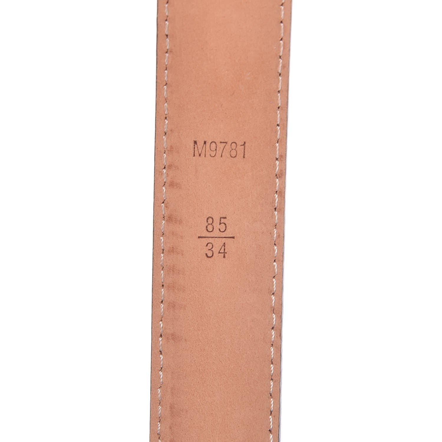 Louis Vuitton Mini Monogram 25mm LV Initiales Belt 85 34 4 of 12