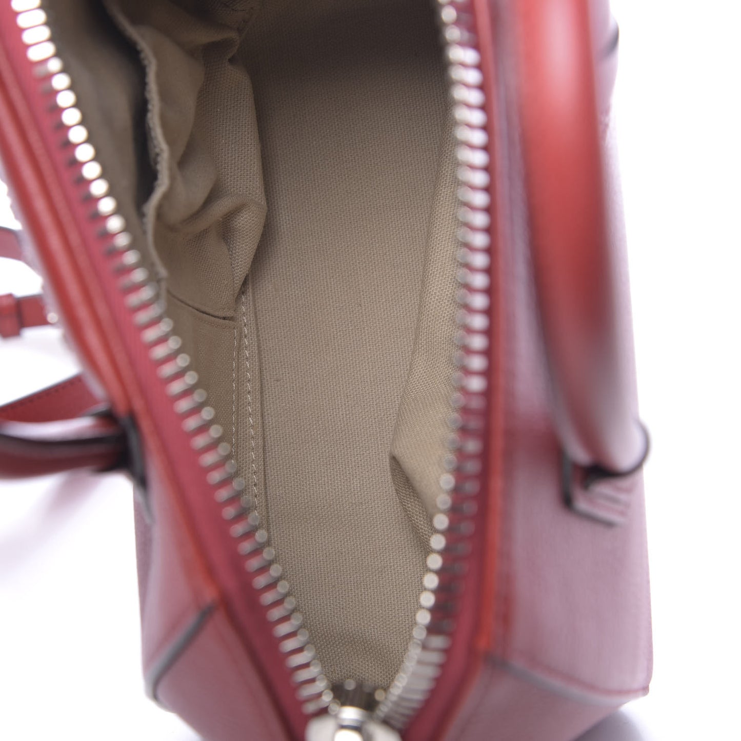 Sugar Goatskin Mini Antigona Dark Red