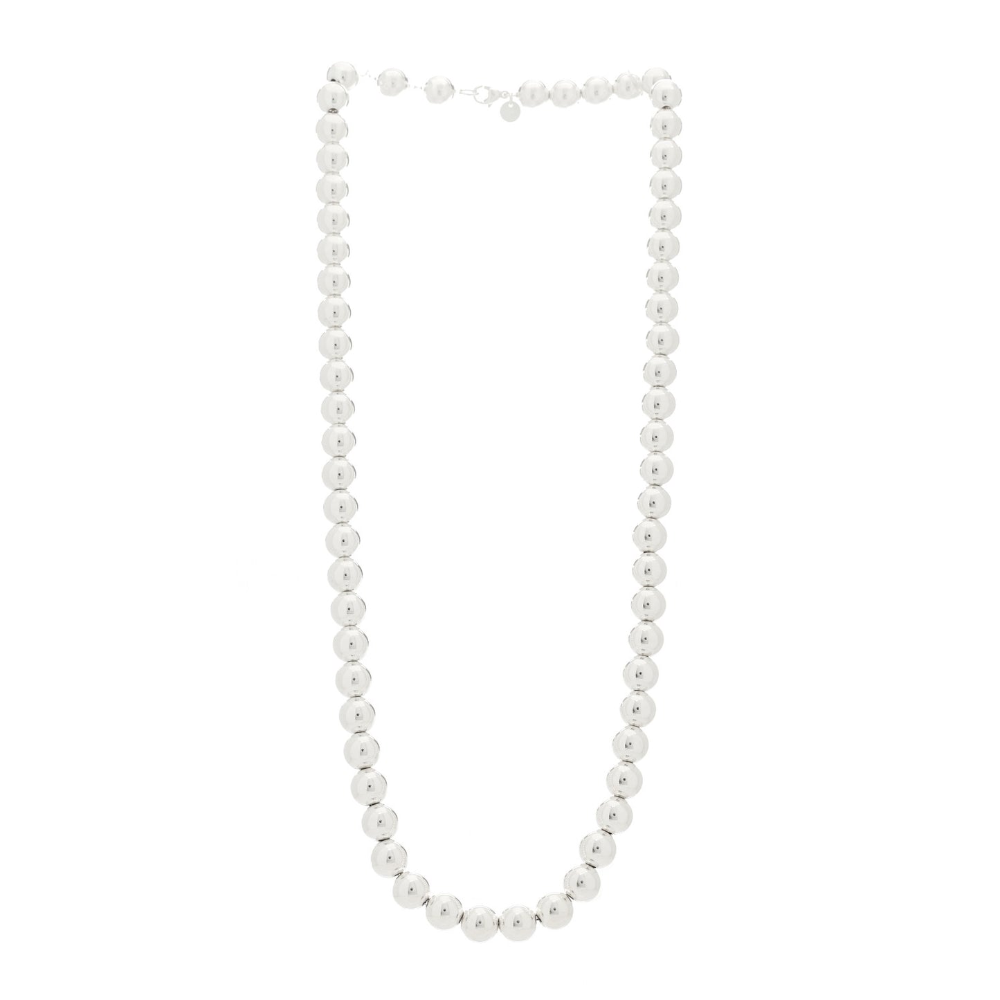 Sterling Silver 10mm Hardwear Ball Necklace 24.5"